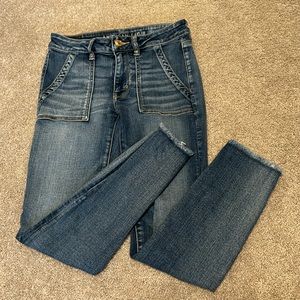 American Eagle Next Level Stretch Hi-Rise Jegging Crop